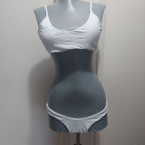 You Di An Womens white 2 piece swimwear size Large